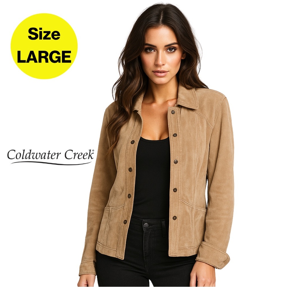 Coldwater Creek Tan Utility Jacket